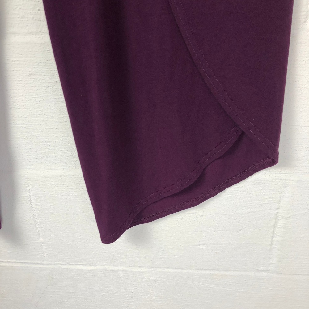 Betabrand Womens All Day Flowy Split Leg Pull On Pants Size XL P Purple - Picture 7 of 11